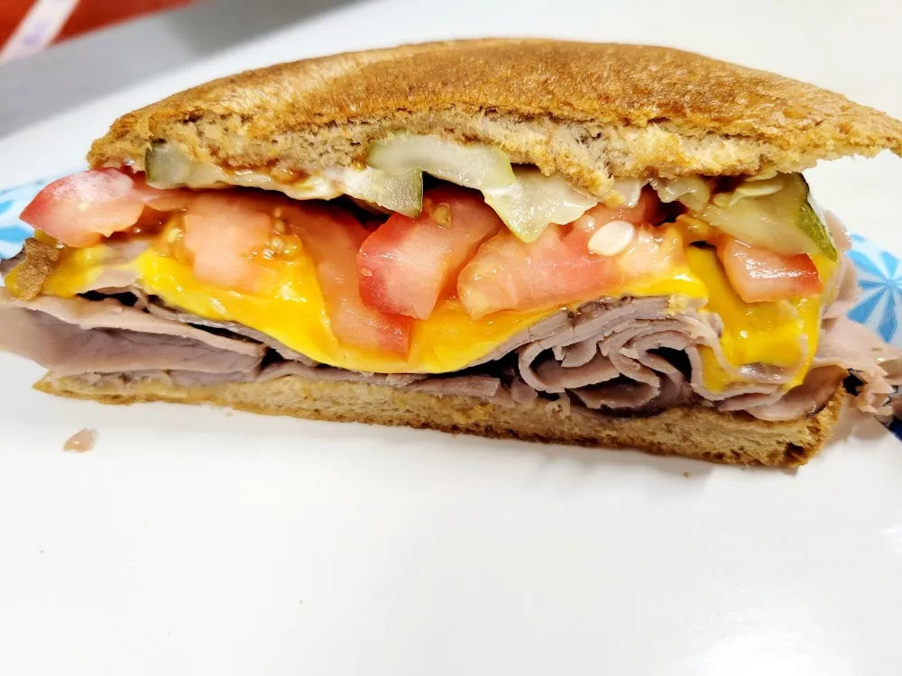 Roast Beef and Cheese Sandwich